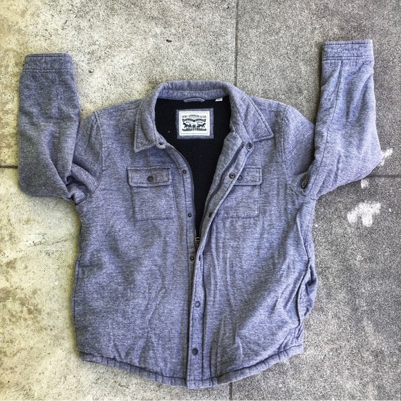 Levi's Gray Blazer Jacket - Picture 1 of 5